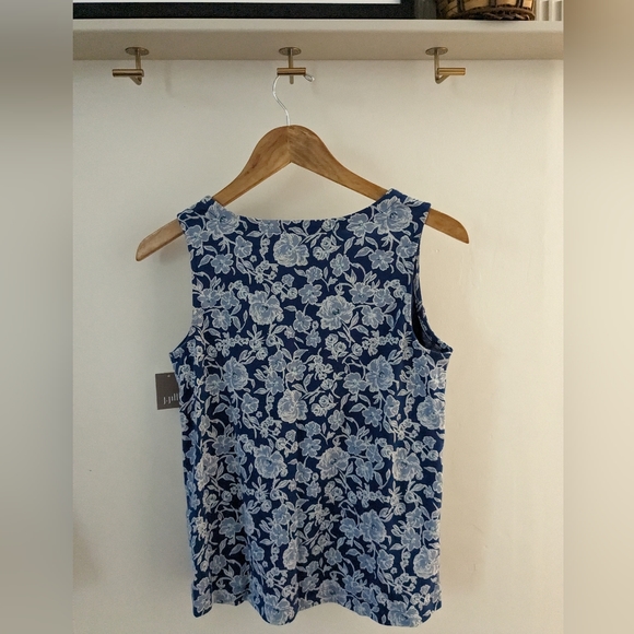 NWT J Jill Floral Tank - Picture 5 of 5